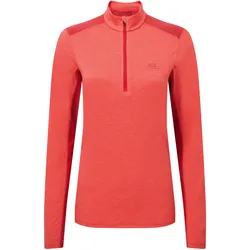 Mountain Equipment Nava LS Women's Zip T - Damen-Funktionsshirt - Hibiscus/Capsicum - 16
