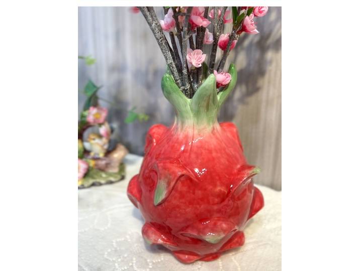 Vase en céramique pastorale, décoration d'armoire de salle, artisanat