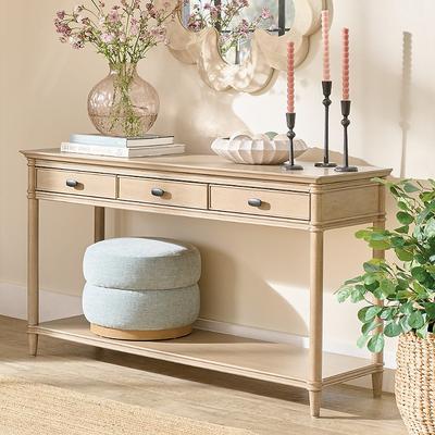 "Dakota Console Table, 54"" - Driftwood - Grandin Road"