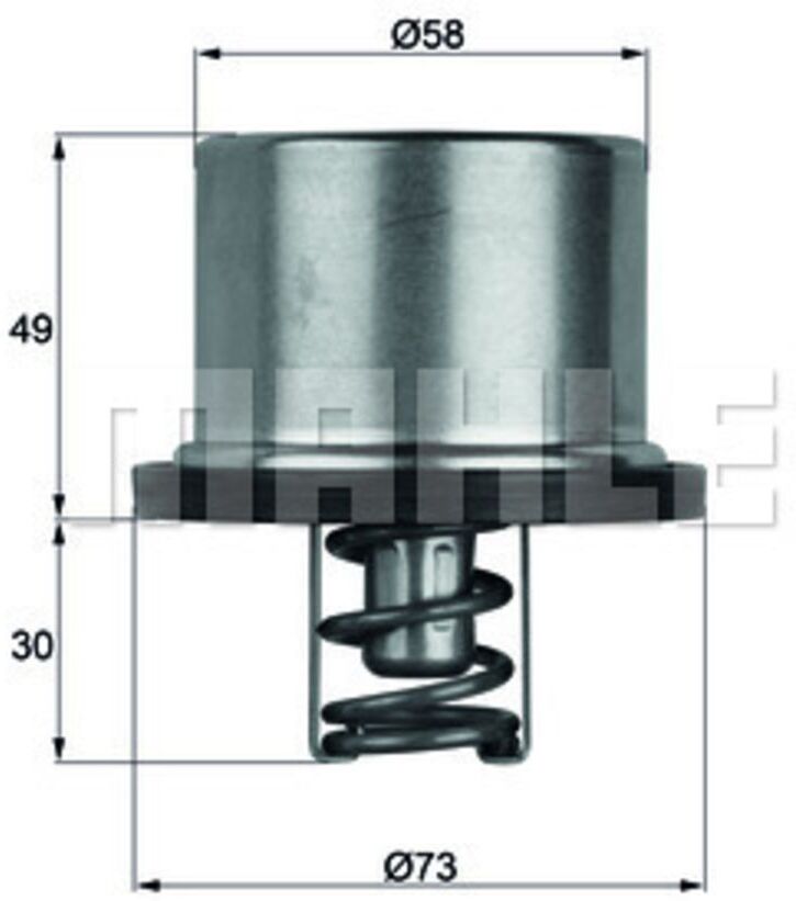 Mahle Termostato, refrigerante THD 1 71