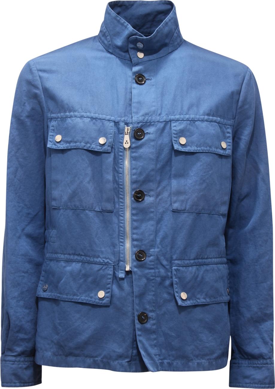 7759AS giacca uomo PEUTEREY man field jacket bluette