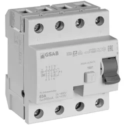 GSAB Elektrotechnik FI-Schutzschalter FI4-63-300