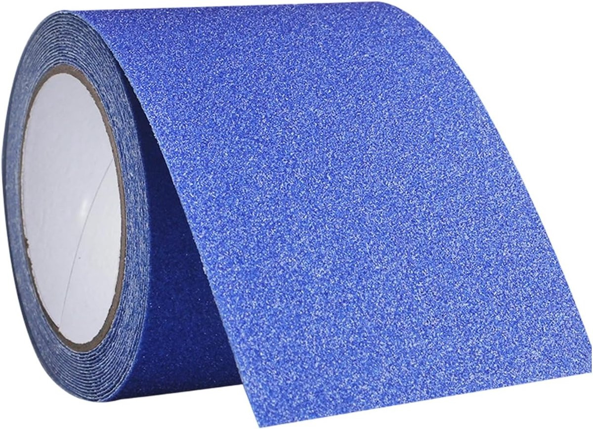Antislip Vloertape Stap Strips Zwart - Waterdicht PVC - B: 10 cm, L: 500 cm