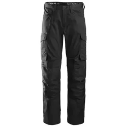 Snickers Service Arbeitshose mit Knee Guard 252 schwarz-schwarz