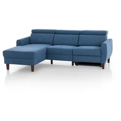 Exxpo by Gala Ecksofa mit Funktion Casino Stoff Blau Navy