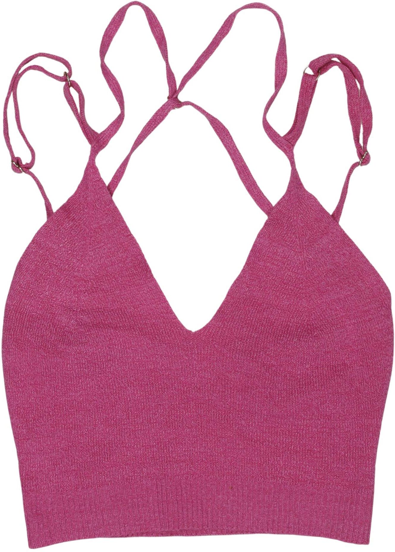 Jacquemus Damen Top, Pink, Gr. EU 34, Leinen - Second Hand