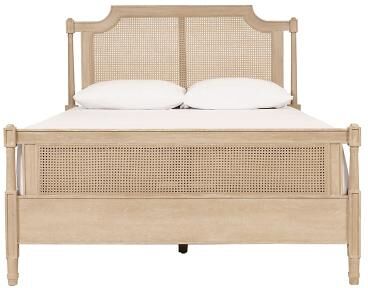 Villandry Bed - Limed Oak, Queen - Ballard Designs