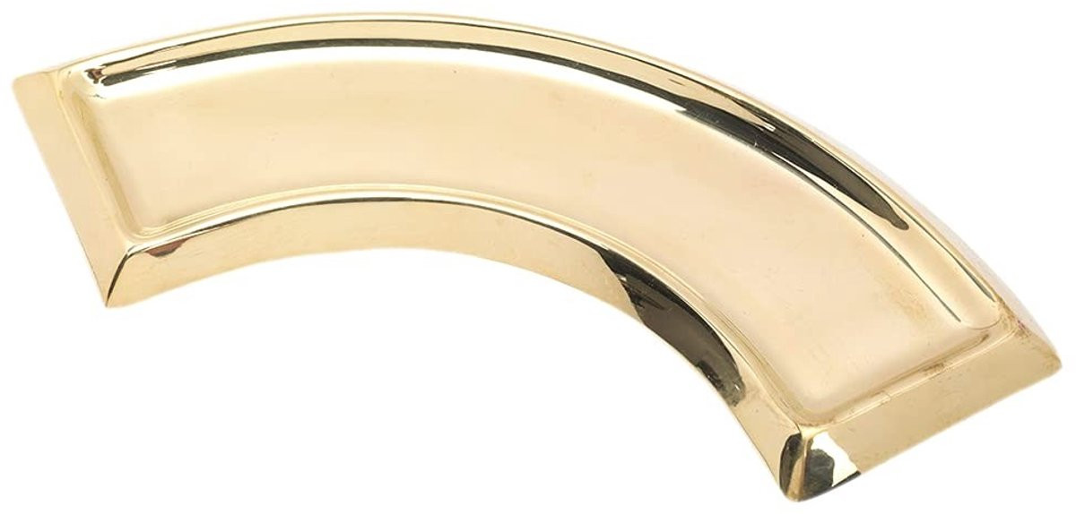 Dailygoods Half Ronde Kaarsenhouder van Messing - 27 cm