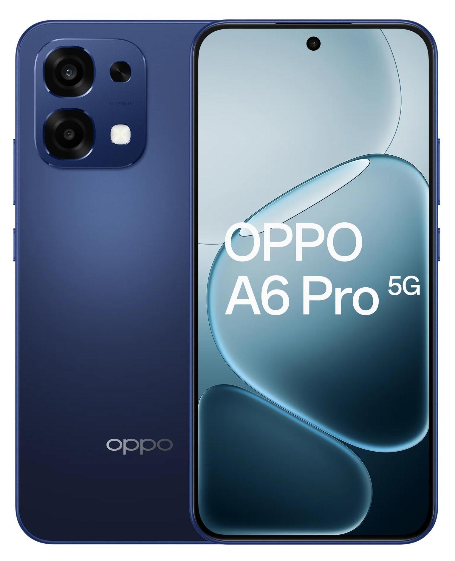 OPPO A6 Pro 5G, 16,7 cm (6.57"), 8 GB, 256 GB, 50 MP, Android 15, Blau