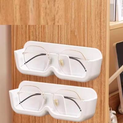 Discount Dollar Deals Glasses Storage Rack, Sunglasses Display Rack, Wall mounted And Wardrobe Organizer white 2pcs