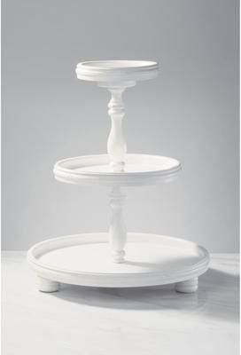Tripar Three Tier Wooden Display Stand