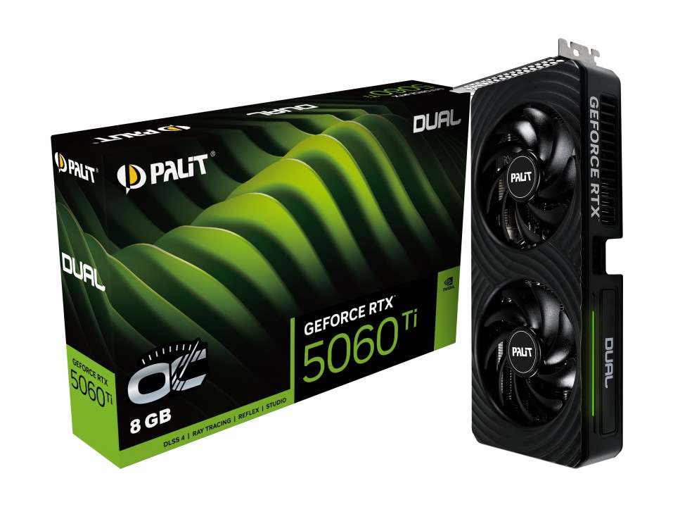 PALIT GeForce RTX 5060 Ti Dual OC Grafikkarte 8 GB