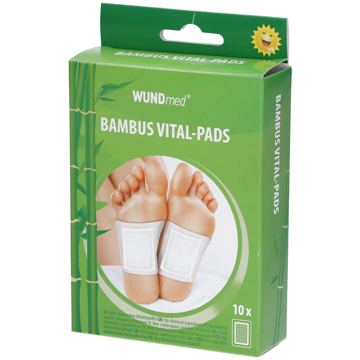 Bambus VITAL-Pads 10 St Kompressen