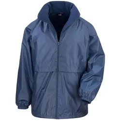 Result Clothing, Herren, Laufjacke, Microfleece Lined Jacket (XXL), Blau, XXL