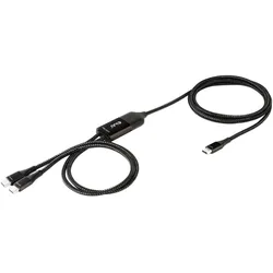 Club 3D 2in1 (1.83 m, 100 W), USB Kabel