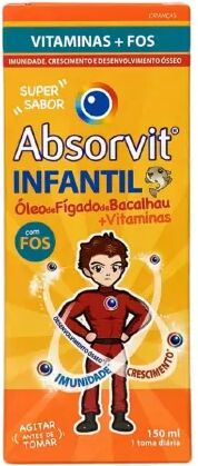 Absorvit Infantil Aceite De Hígado De Bacalao + Vitamina 150ml