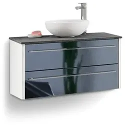 Pelipal Waschtischkombination Leonardo living 116 Dekor Metallic