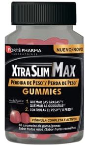 Forte Pharma Xtraslim Max Perda De Peso Gummies 60 Gomas Romã
