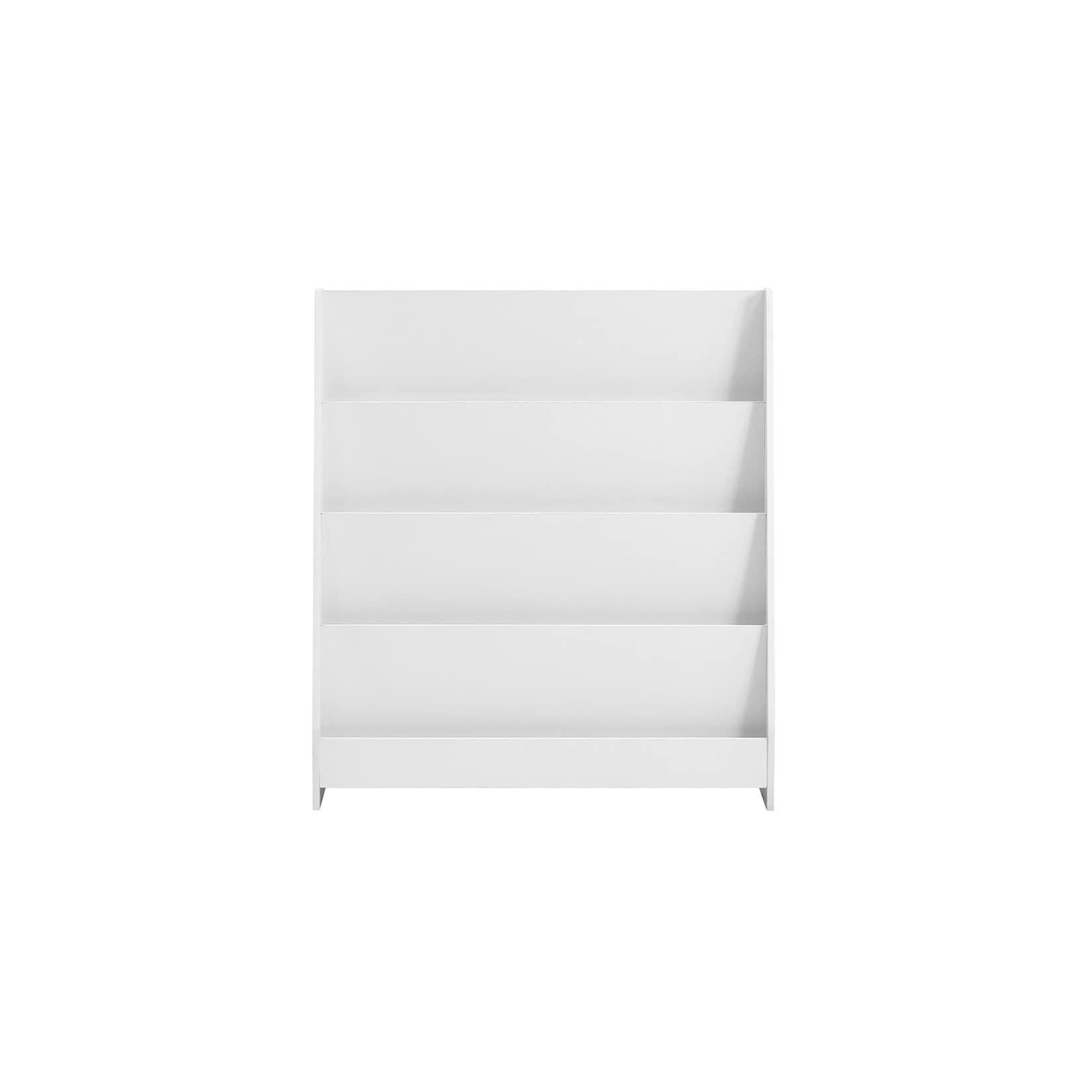 SoBuy Kinderregal mit 4 Fächern Weiß 80x30x88cm Funktional