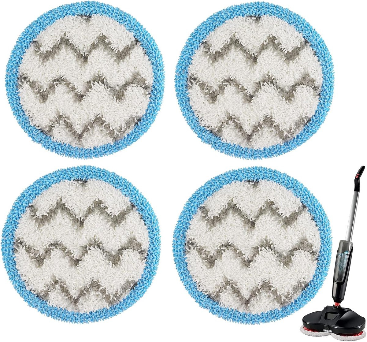 Universele microvezel vervangende dweilpads voor Viledar Looper, Livington Steam Twister en Dyson/Hurricanes stoomreinigers