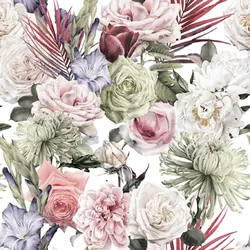 ti-flair 20 Servietten Papier 33x33cm 3-lagig - hochwertige Einweg Papierservietten Hochzeitsservietten Motivservietten Blumenservietten mit schönen Blumen