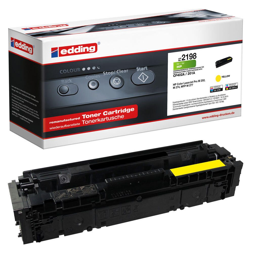 edding Toner EDD-2198 gelb kompatibel zu HP 201A (CF402A) 18-2198