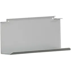 Fackelmann Ablage für Glasboden, Accessoires, 86912, silbergrau