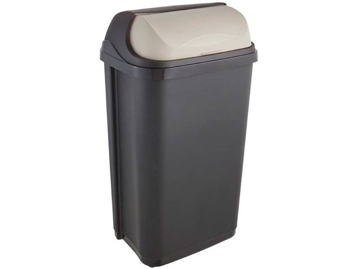 Roll Top Rasmus Vuilbak 39x30x68 - 50l Antraciet Keeeper 10455