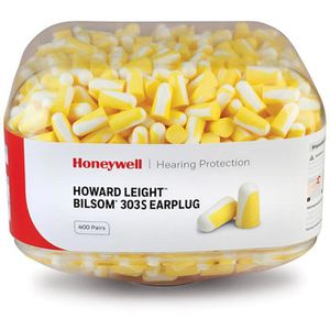 Honeywell Ohrstöpsel HL400 Bilsom 303S,SNR 32 dB, zum Arbeiten, im Spender, Größe S, 400 Paar