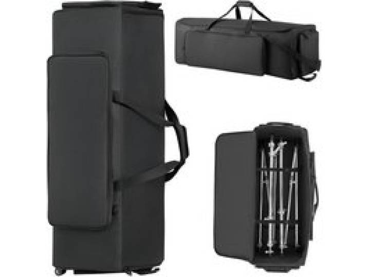 VEVOR Schlagzeugtasche, Drummer Hardware Bag, 1020x470x330 mm, mit verstellbaren Schulterriemen, Rollen & 4 Außentaschen, wasserabweisend & gepolstert, sicherer Transport von Equipment & Instrumente