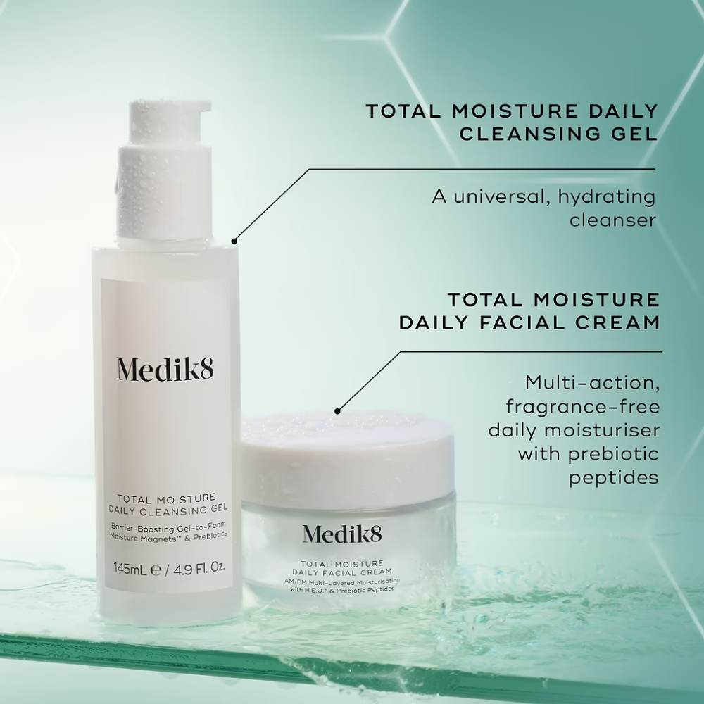 Medik8 Total Moisture Daily Cleansing Gel to Foam 145mL