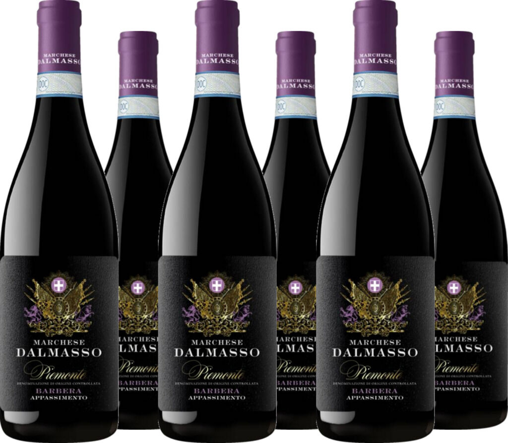 6er Vorteilspaket Barbera Appassimento DOC 2024 Marchese Dalmasso