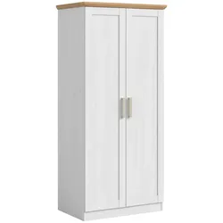 Drehtürenschrank Florenz ca.84x185x54cm Weiß