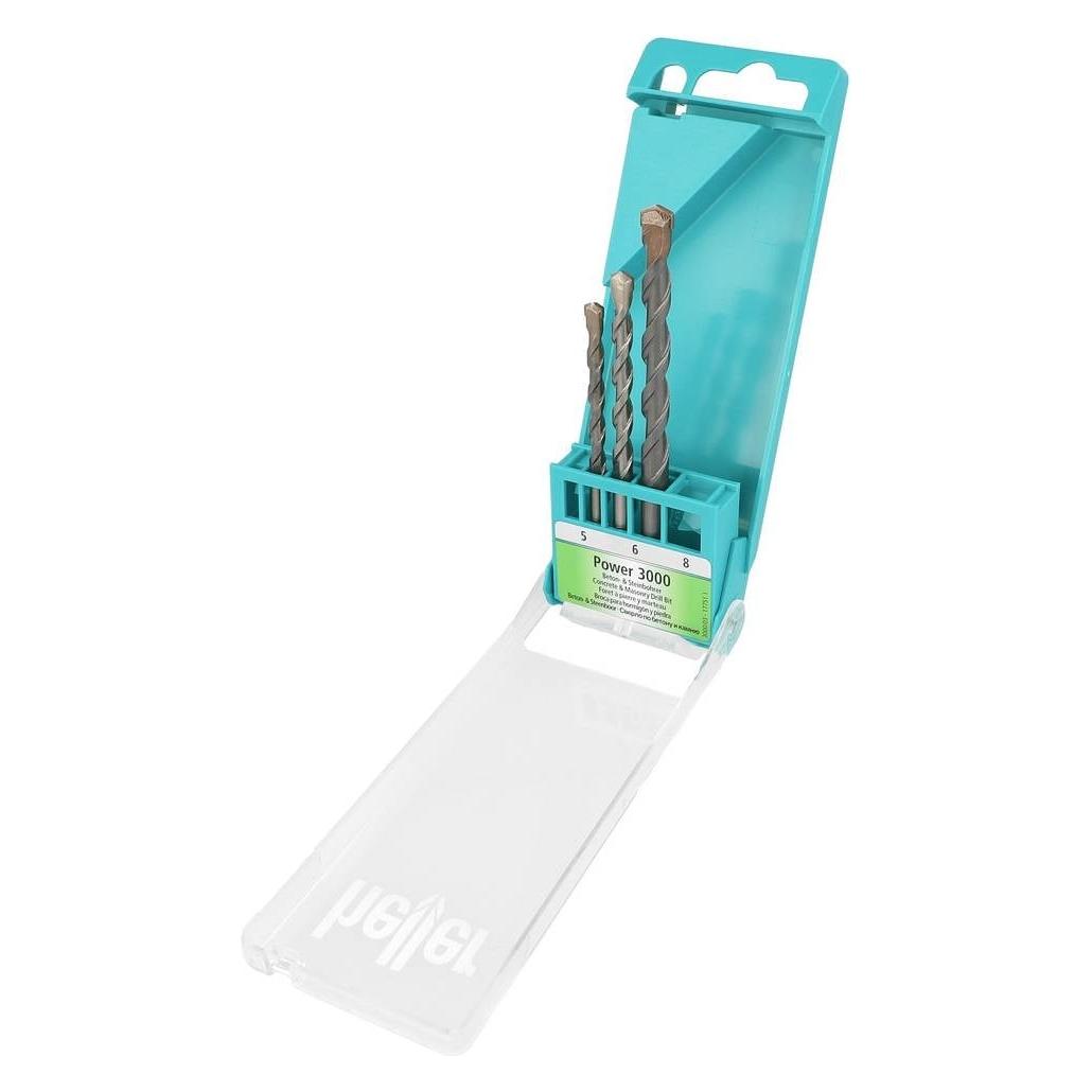 Heller 17751 Hammerbohrer-Set 5 mm 6 8 mm SDS-Plus 3 St. (5 mm, 6 mm, 8 mm) (17751)