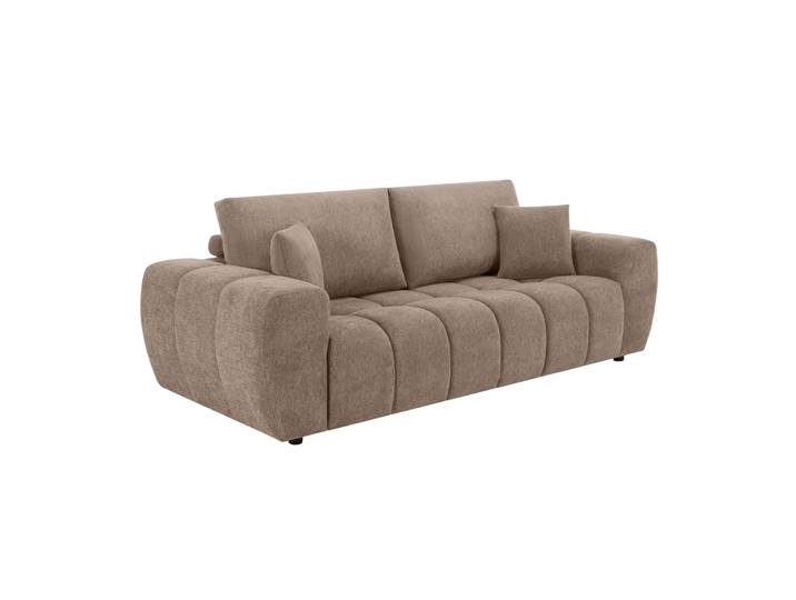 3-Sitzer Sofa aus Stoff mit Kissen