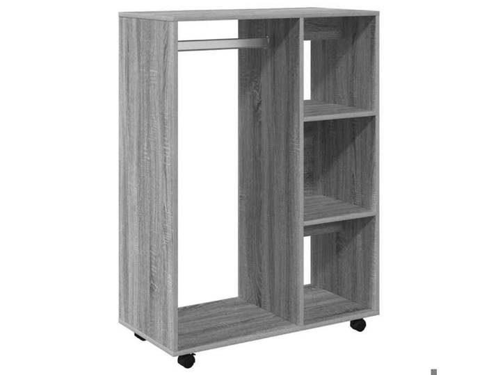 Les Sodes Garde-robe de chambre(1pc）- 10 kg par étagère - pour Dressing - Sonoma gris 80x40x110 cm - bois d'ingénierie 9404