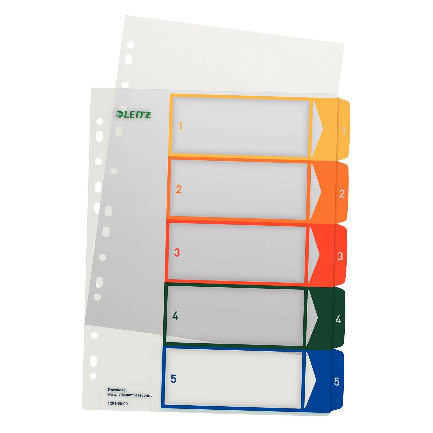 Leitz PC-beschriftbares Register (1291-00-00)