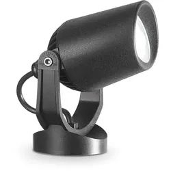Ideal Lux Outdoor LED Bodenstrahler MINITOMMY PT1, IP66 IK10, inkl. GU10 LED 4.5W 4000K, Schwarz IDEA-120201