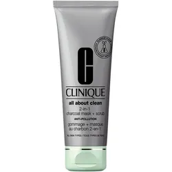 100 ml Clinique All About Clean Charcoal Mask + Scrub Anti Pollution