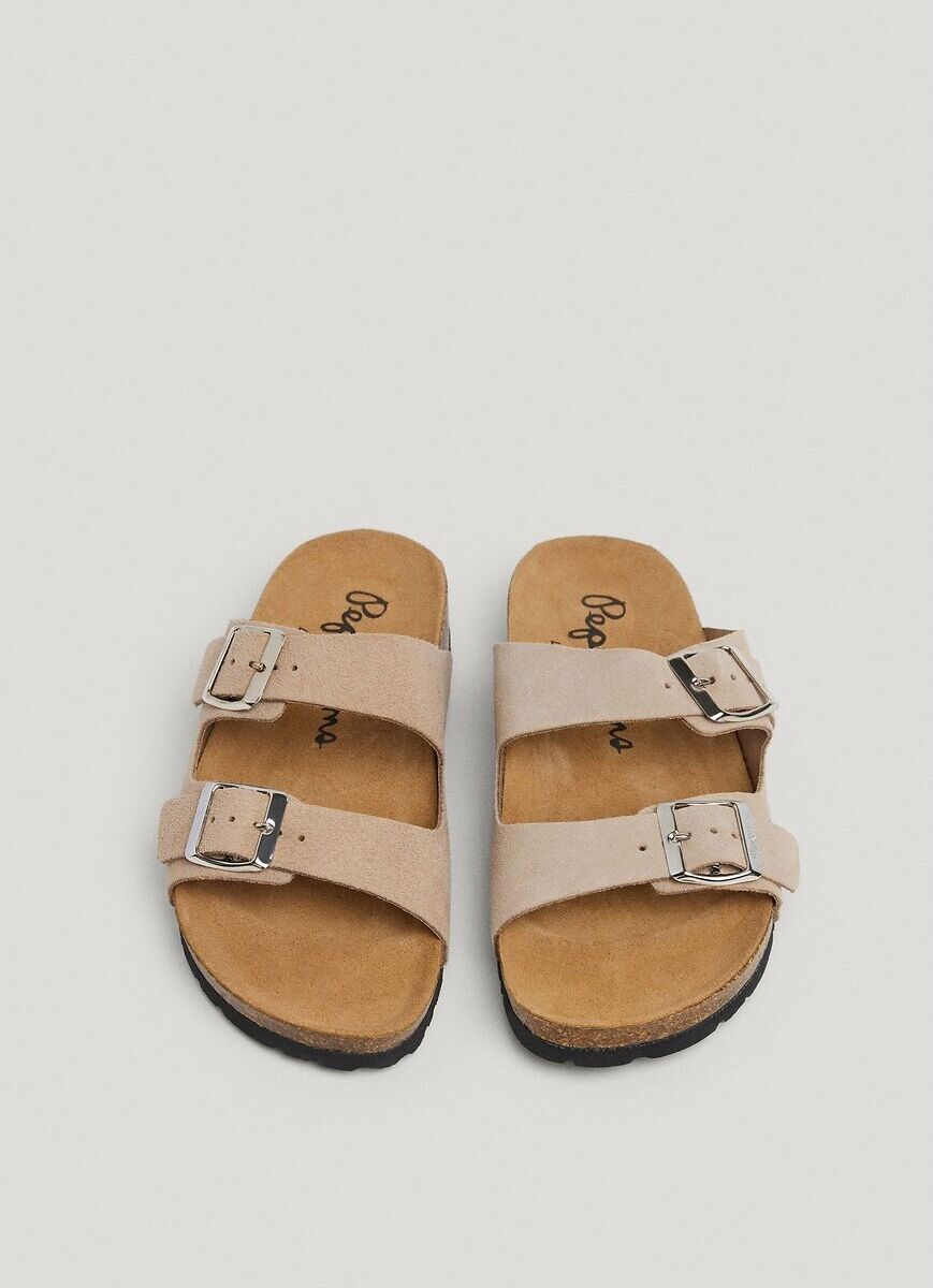PEPE JEANS Mules doubles brides Oban Suede