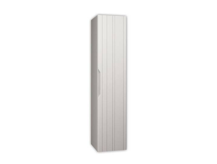 Colonne bain en MDF blanc mat