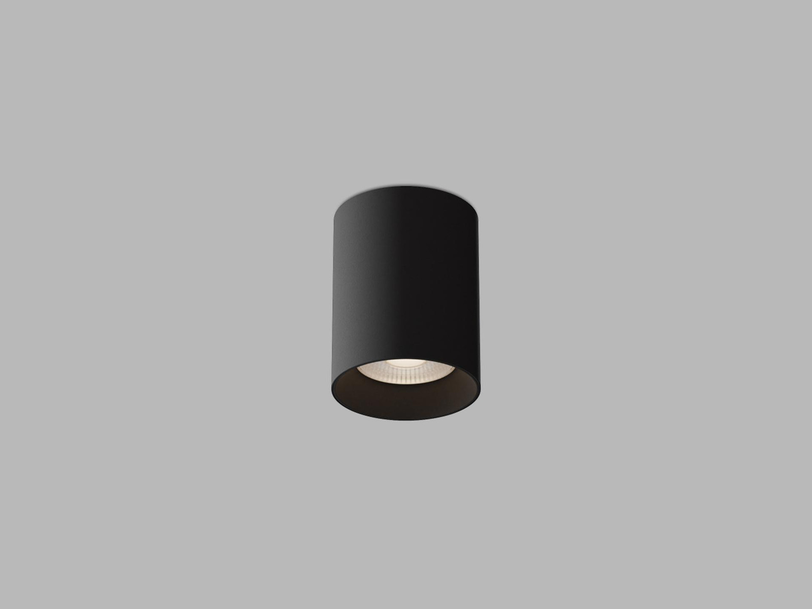 LED2 TINY II M Plafondlamp, zwart, 8W, 3000K