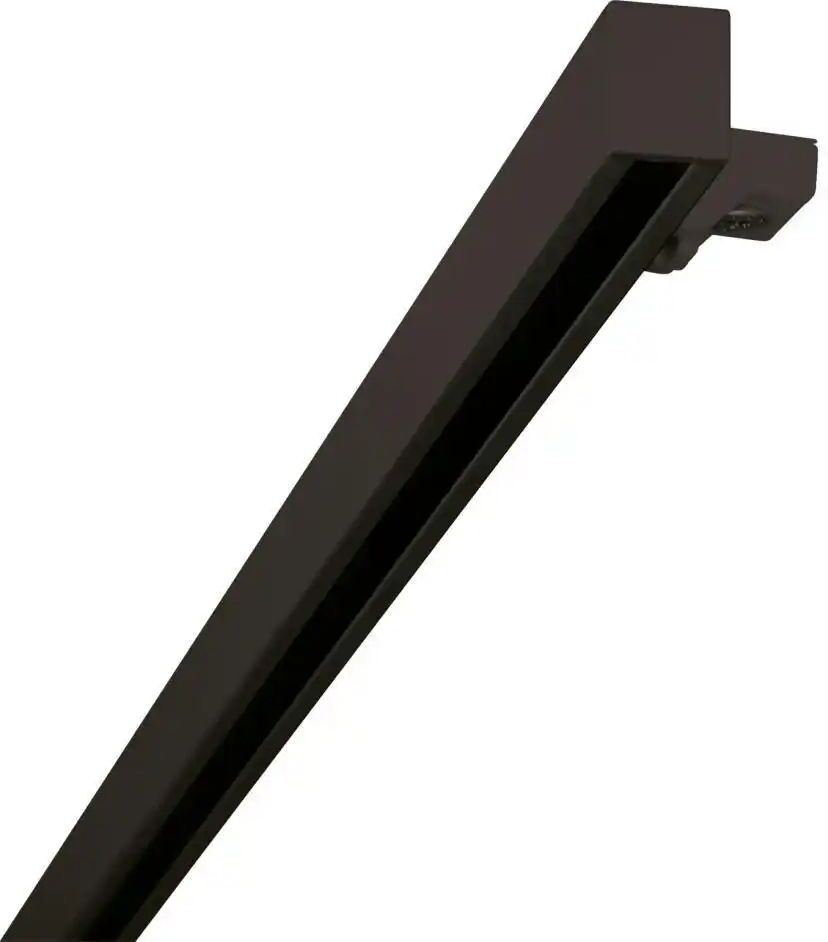 Mydeco Vorhangschiene smart 1-Lauf   ¦ schwarz ¦ Aluminium ¦ Maße (cm): B: 160