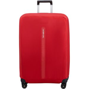 Samsonite Kofferschutzhülle TA Revolution, bis 75 cm, rot, mit Reiß- und Klettverschluss