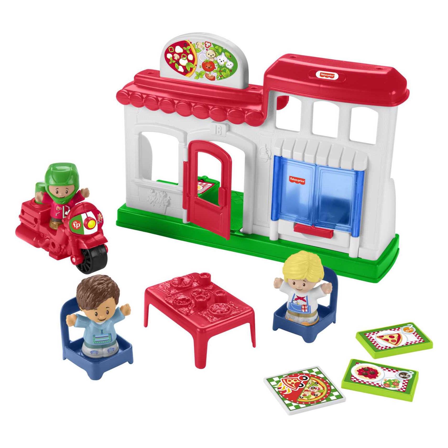 Fisher-Price Little People Pizza-Lieferservice Spielset (HBR79)