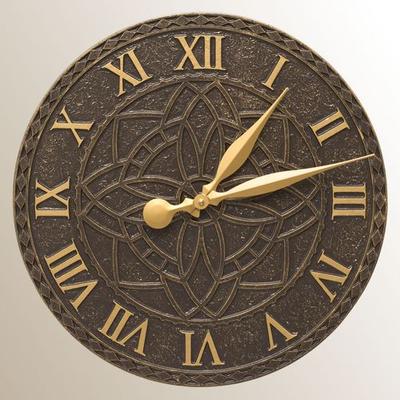 Whitehall Products Ltd Compass Rose Wall Clock Bronze , Bronze