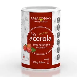 ACEROLA 100% Bio 30% nat.Vit.C ohne Zusätze Pulver 100 g