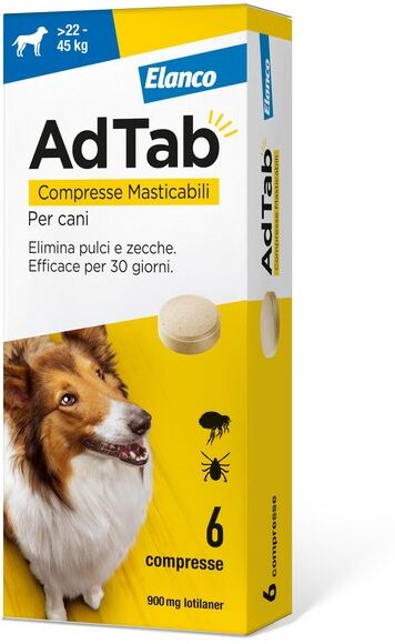 Elanco Adtab 900 Mg Cani 22-45 Kg