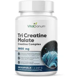 VitaSanum® Tri Creatine Malate – 3.600 mg Tagesportion (3 Kapseln)
