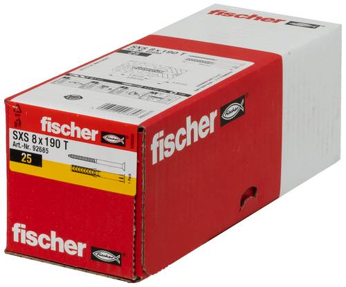 Fischer 92685 SXS Langschaftdübel 190mm 8mm 25St.
